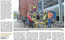 Artikel in der Nordsee Zeitung - 24.05.2022